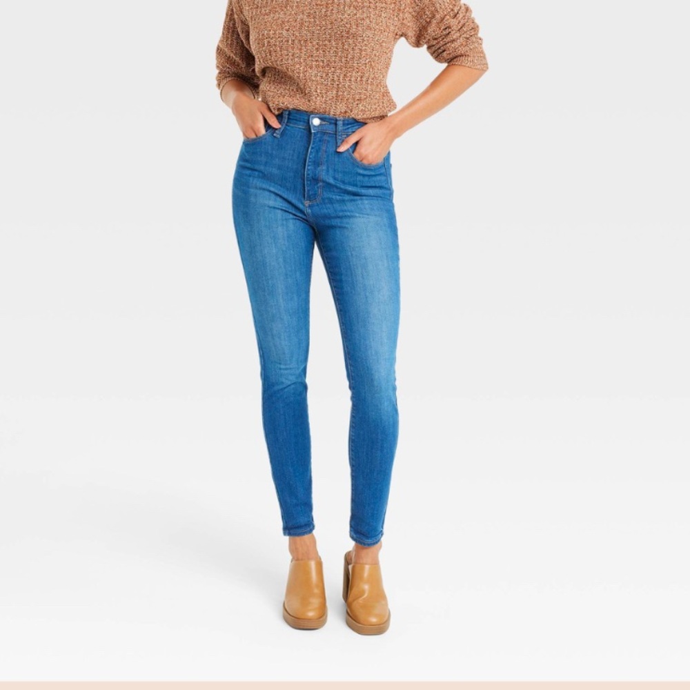 Women's High-Rise Skinny Jeans - Universal Thread Medium Wash 12